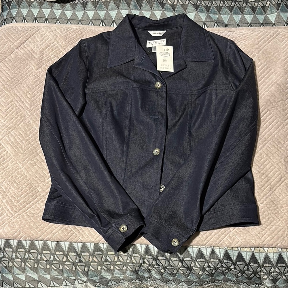 Talbots Dark Blue Jean Jacket